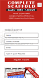 Mobile Screenshot of completescaffold.com.au